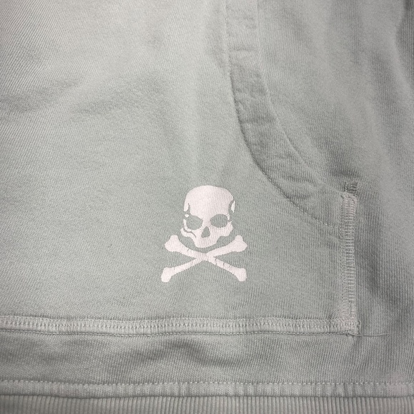 Men's SoulCycle Teal Beach Waves Sweatshirt - Size Medium - Picture 3 of 7